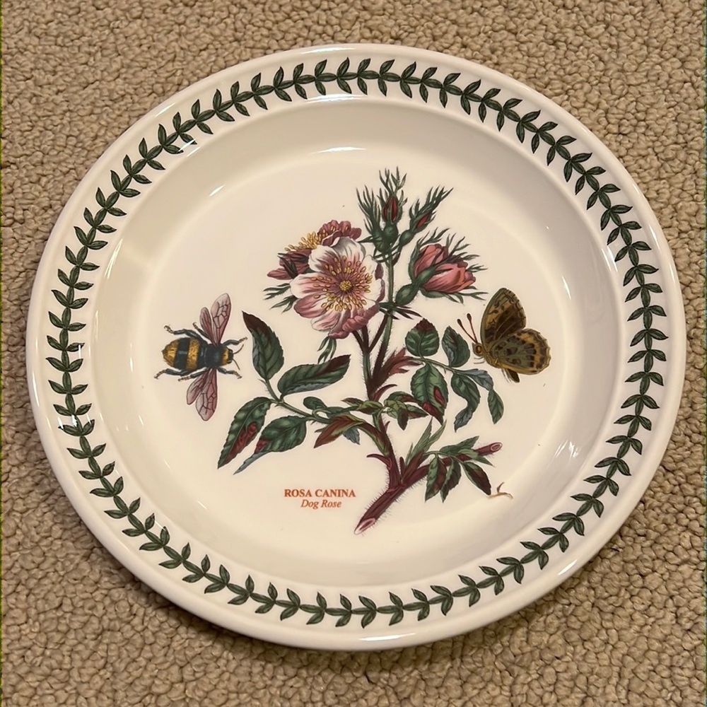 Portmeirion Botanic Garden Salad Plate - Dog Rose